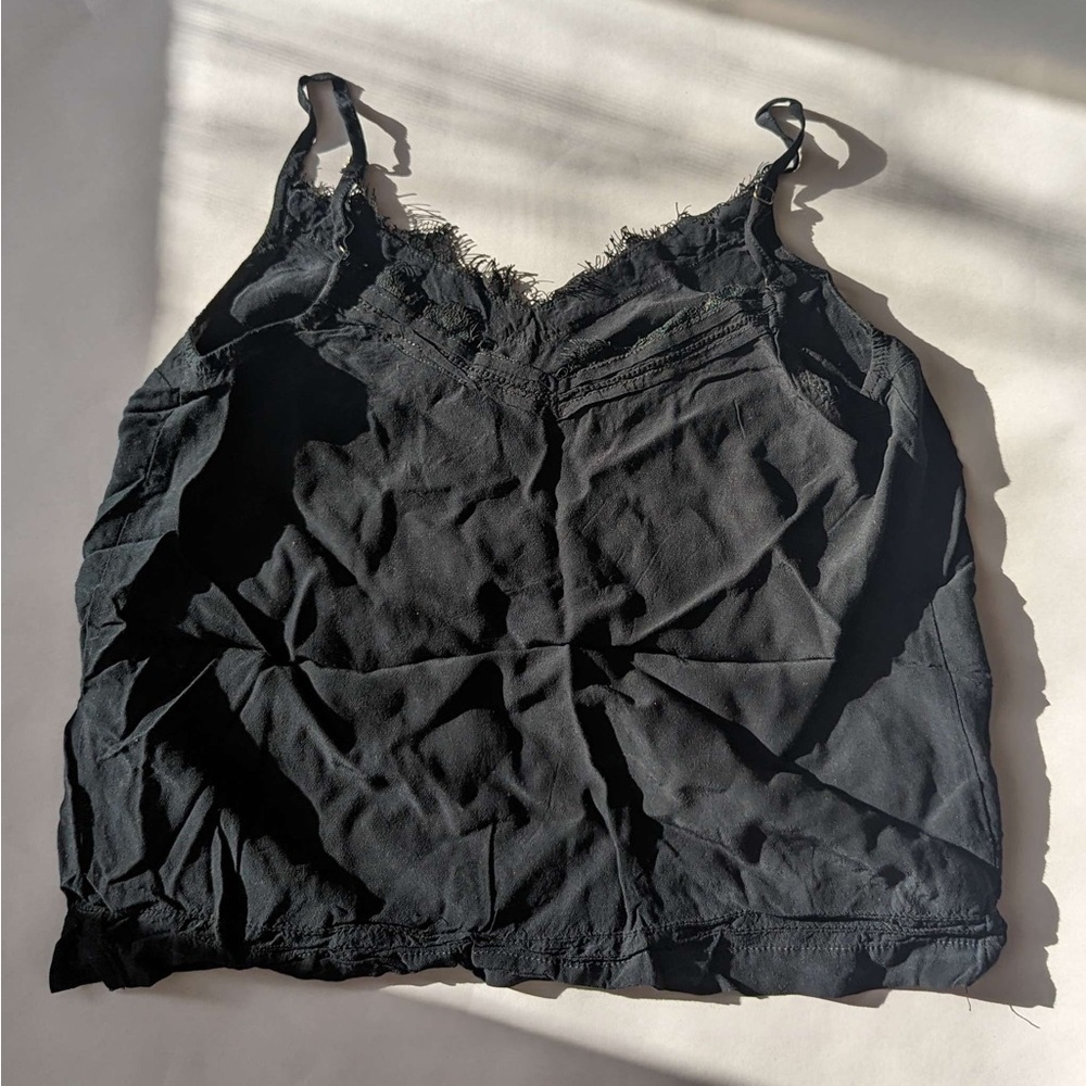 black lace gothic tank top